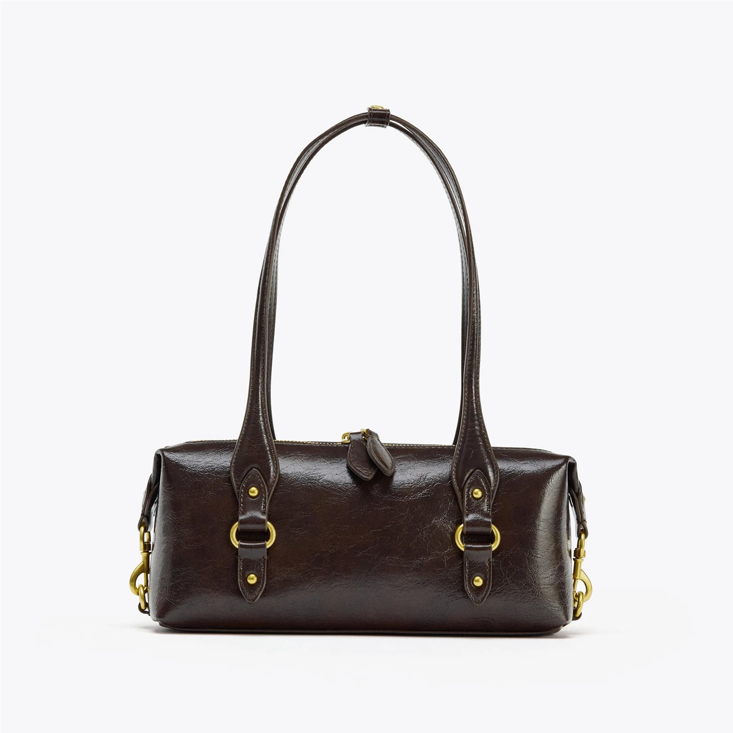 

Кожаная сумка в стиле ретро, женская металлическая синяя сумка-подушка на одно плечо, модная универсальная мягкая повседневная прямоугольная сумка-подушка