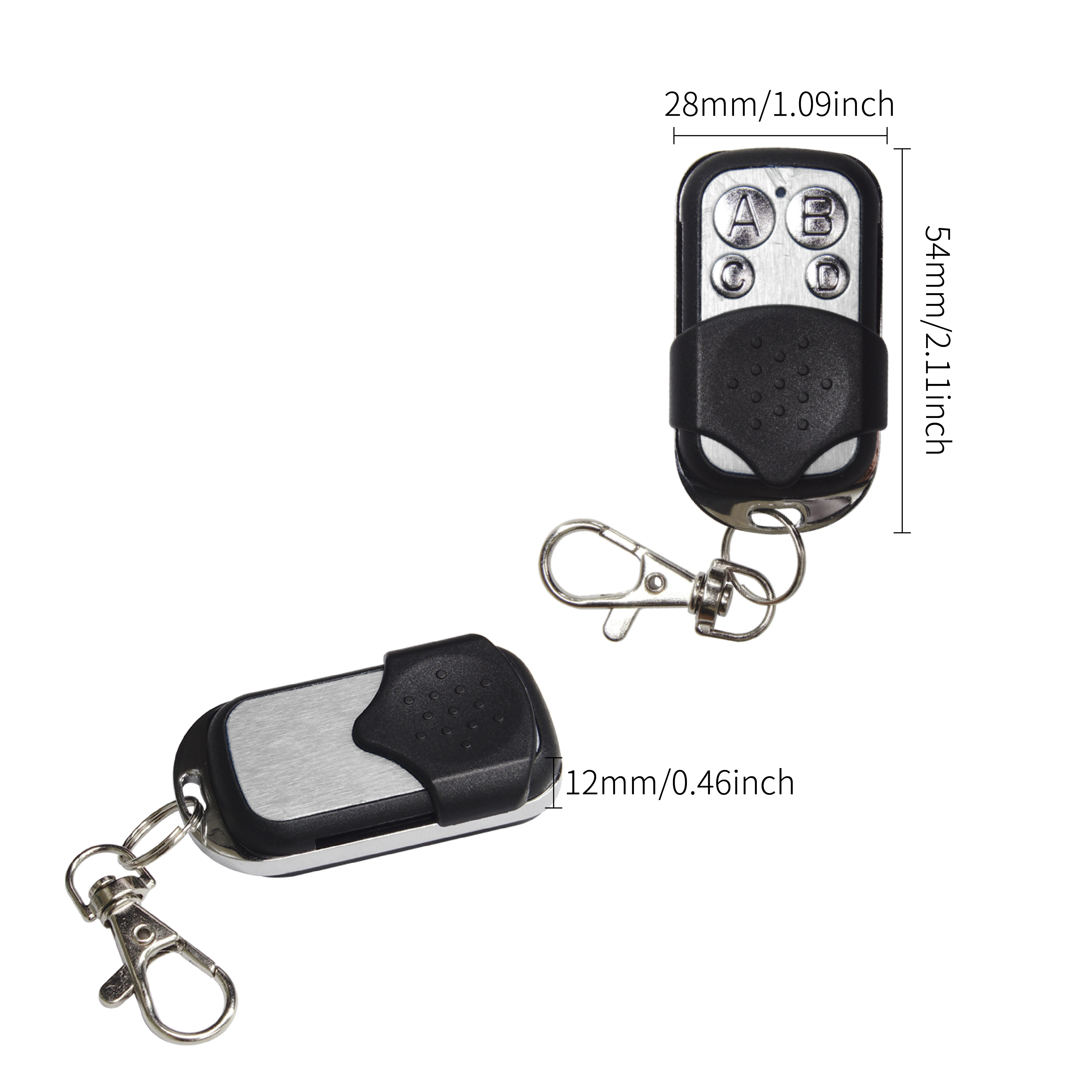 1 stücke 433 mhz Blau Licht rf 433,92 MHZ Kopie Fernbedienung Metall Klon Fernbedienungen Auto Duplizierer Für Gadgets auto Hause Garage Tür