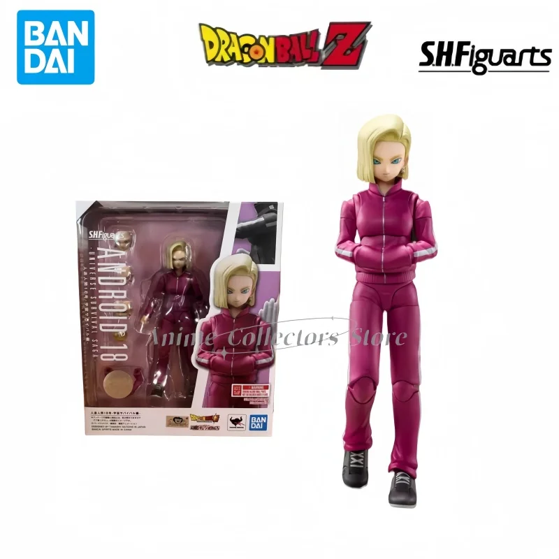 Bandai-SHFiguarts SHF Dragon Ball Z Figuras De Anime Brinquedo, Super Android, 17, 18, 19, 20, 21,Anime Character Model Toys