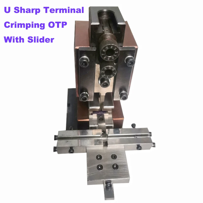 Crimping OTP Customized U Sharp Single Terminal O.01864022/ O.01839906 With Slider Wire Crimping Applicator Pressing Machine