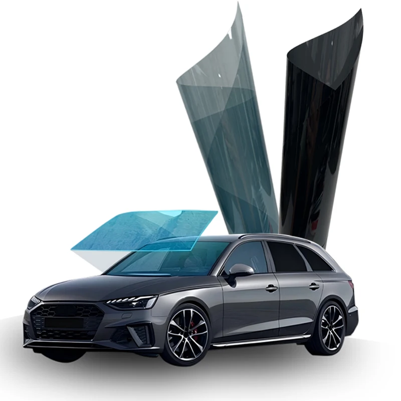 

Wholesale VLT Car Window Film UV Resistant PET Color-Changing Solar Insulation for Front Windshield Sun Protection