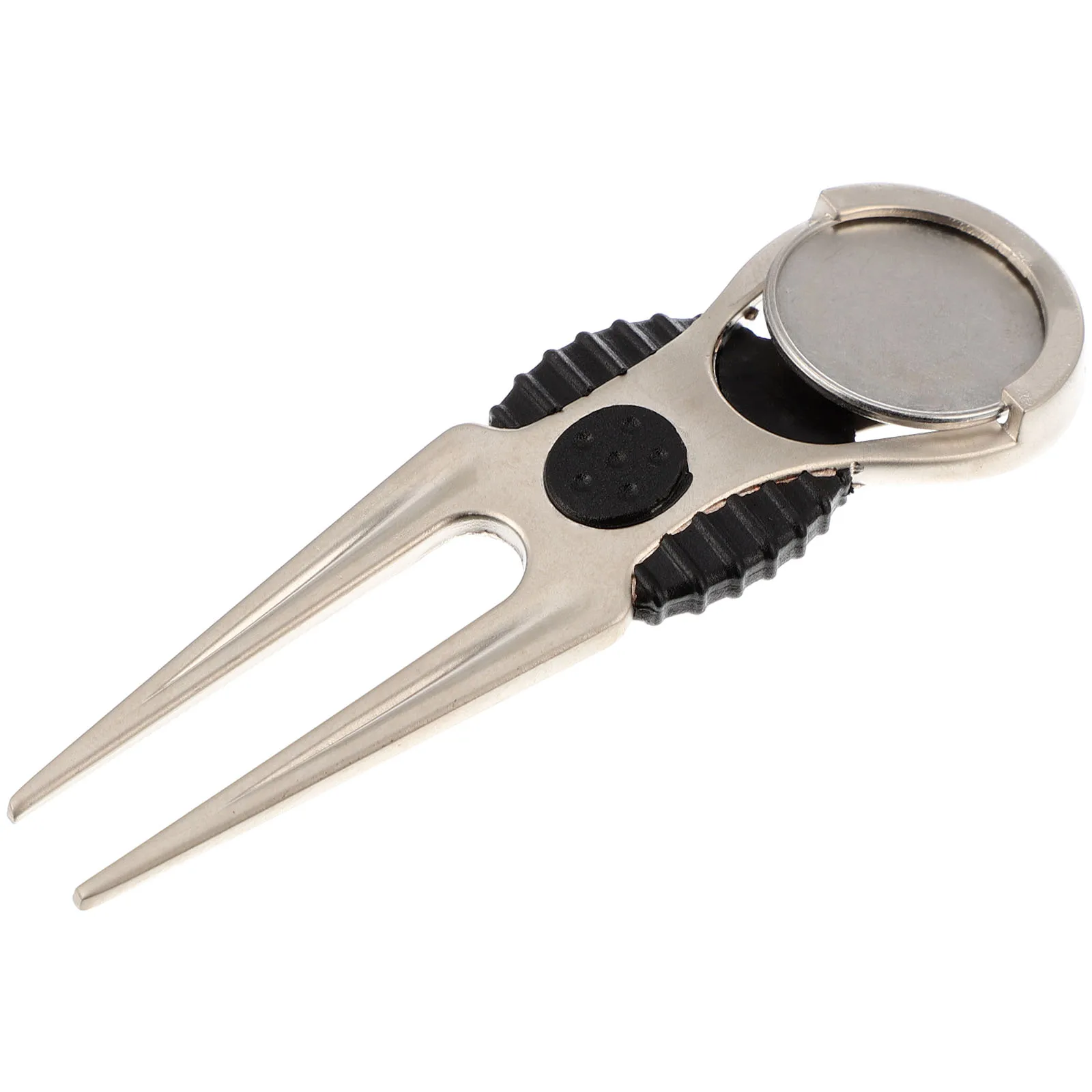 Golf Green Fork Divot Fixer and Ball Marker Tool Repair Toolst Pitch Accessories Maker