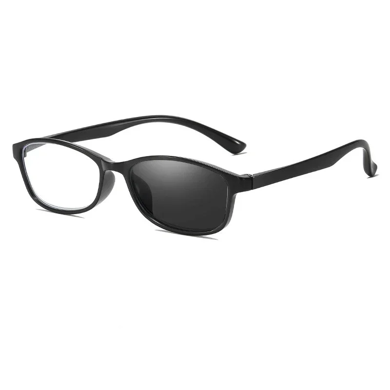 Full Frame Anti-blue Light Photochromic Presbyopia Eyewear Business Reading Glasses Outdoor High Definition Far Sight Glasses
