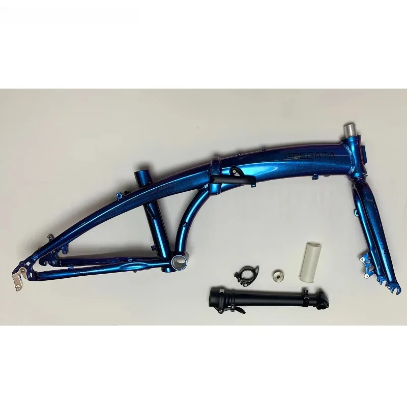 Torch Folding Bicycle Frame 6061 Aluminum Alloy Lightweight P-Frame Disc Brakes 406/451 Wheel Pairs 20 Inches 100/135
