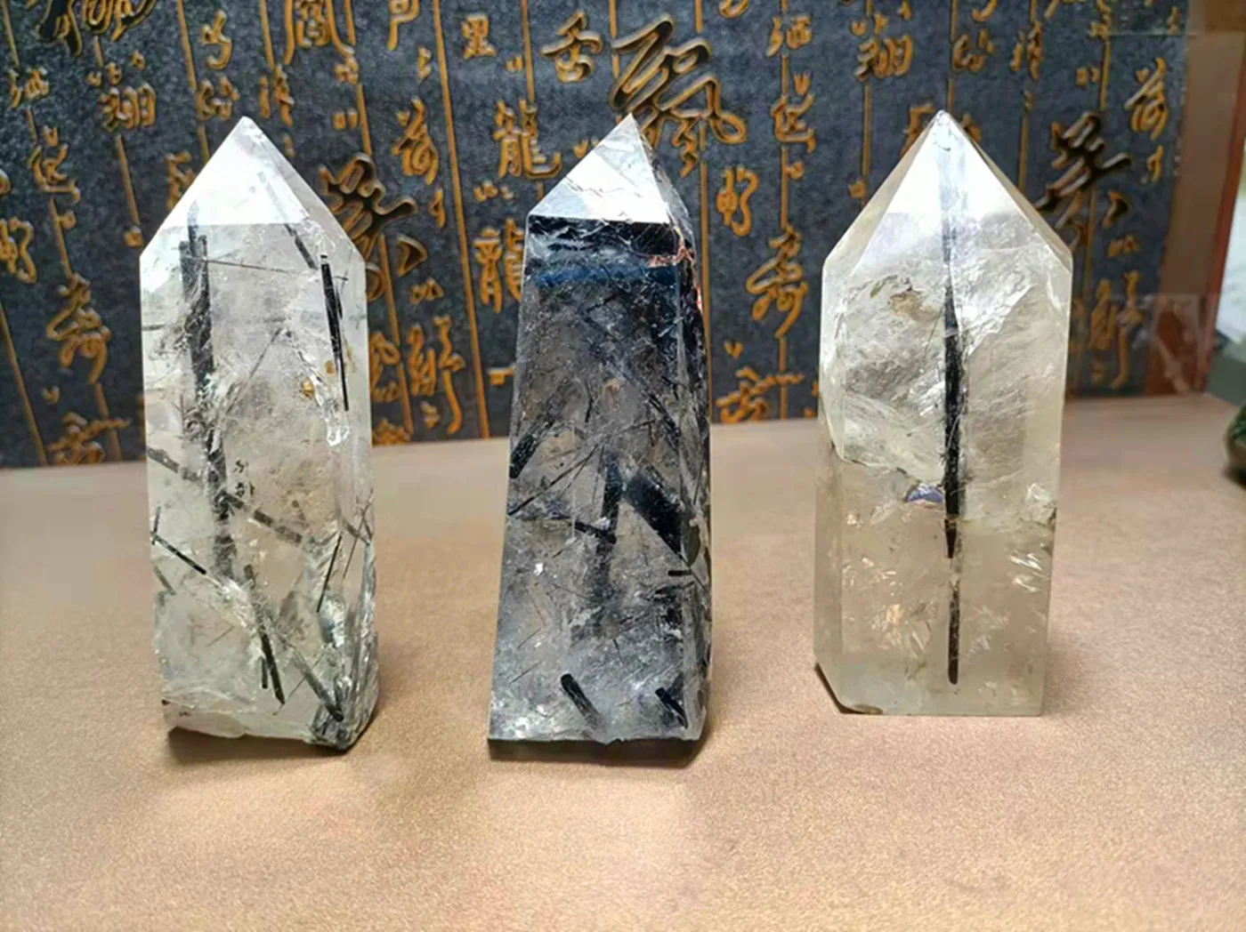 Natural Energy Quartz Crystal Tablet, Super Permeable, Black Hair, Magic Wand, Reiki, Home Decor, Chakra and Healing