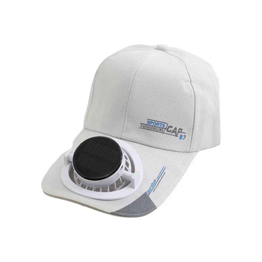 Fashion Breathable Solar Cooling Fan Hat Sunshade Sun Protection Baseball Cap Rechargeable Quick Dry Men Sun Hat Outdoor