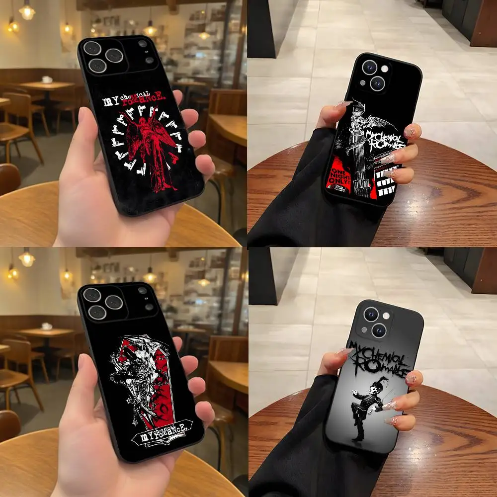 

My C-Chemical R-Romance Phone Case For iPhone 17,16,15,14,13,12,11,Pro,Max,Plus Black Shockproof Soft Cover