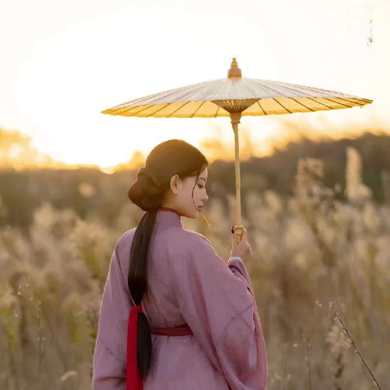 

Authentic Hangzhou Oil Paper Umbrella Red Brown Decorative Umbrella for Wedding Hot Pot Restaurant Ceiling Decoration Dance U...