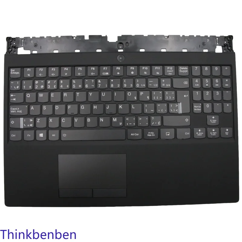 CFB Canadian French Black Keyboard Upper Case Palmrest Shell Cover For Lenovo Legion Y530 15 15ICH Y7000 2018 1060 5CB0R40206