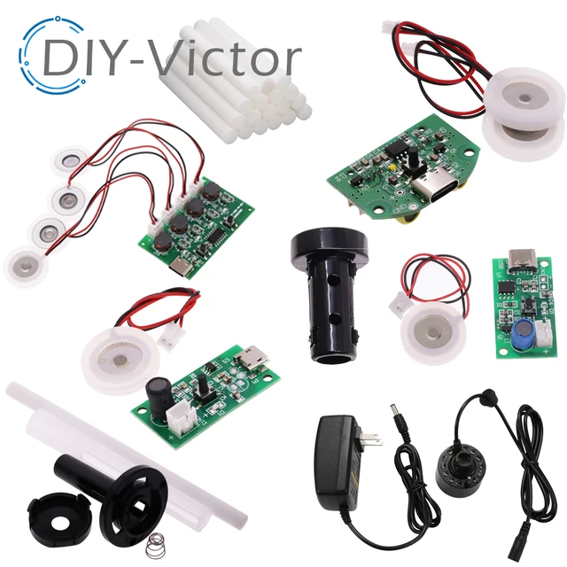 Mini nawilżacz USB zestawy DIY rozpylacz mgły i rozpylacz płytka drukowana sterownika wkład do aparatu Mini dyfuzor oscylacyjny