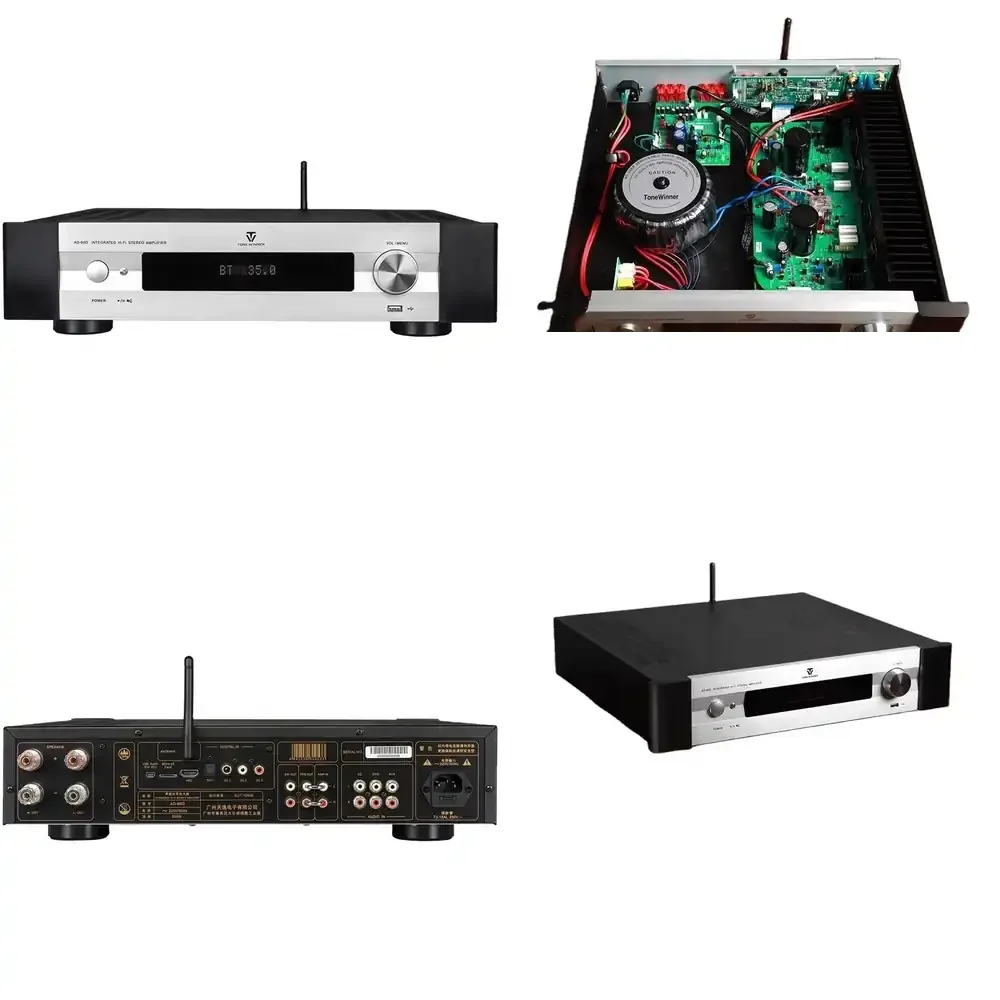 Tonewinner AD-66D for Home Audio Power Stereo 2.0 Channel HiFi Music Amplifier for Wall Mount Streaming WiFi Portable