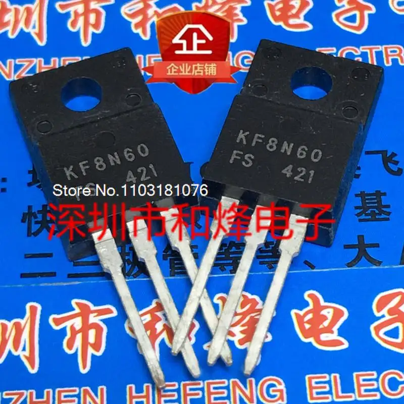(20PCS/LOT) KF8N60  TO-220F 600V 8A    New Original Stock Power chip