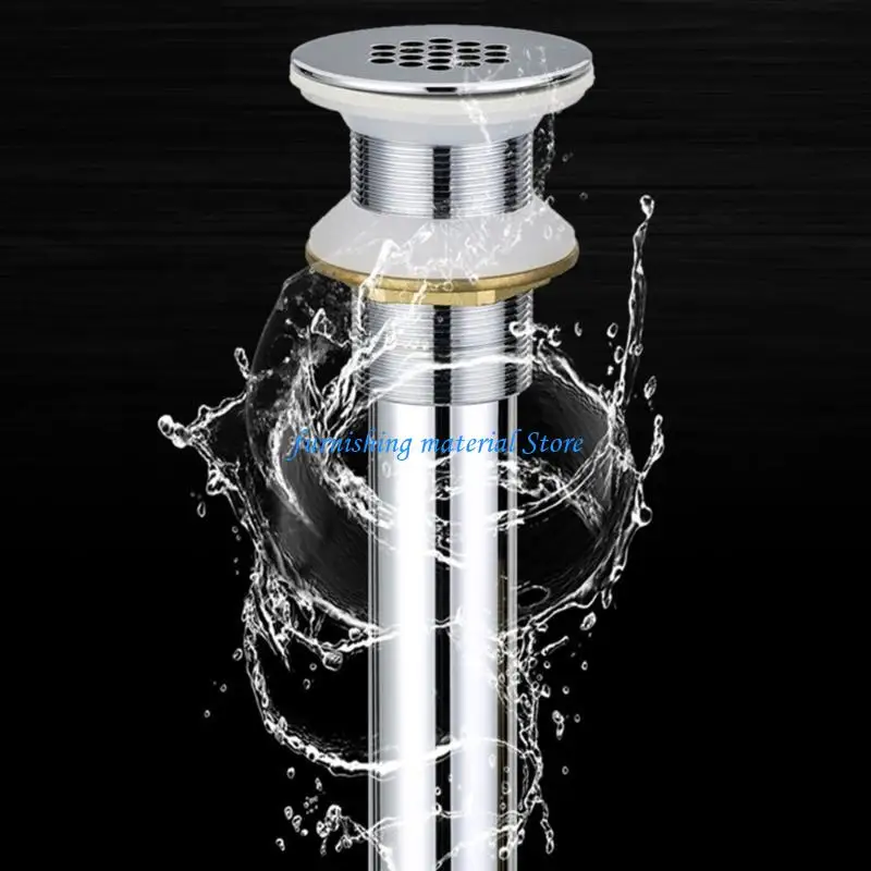 

Y5GD Stainless Steels Drain Strainer Drain Plug Wash Basins Faucet Accessory