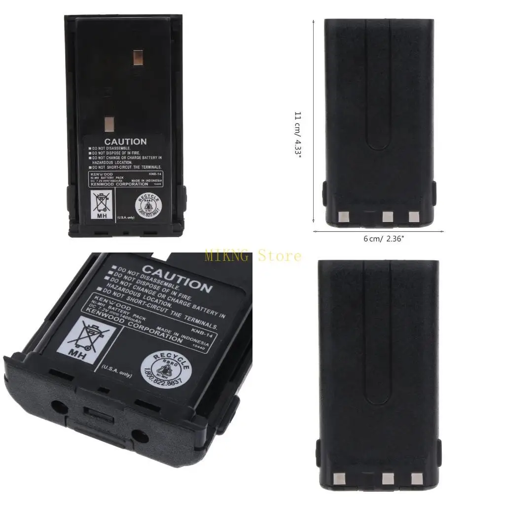 

Модернизированный ящик для хранения батарей KNB-14, небольшой корпус для батарей, пластиковый держатель для ячеек, подходящий