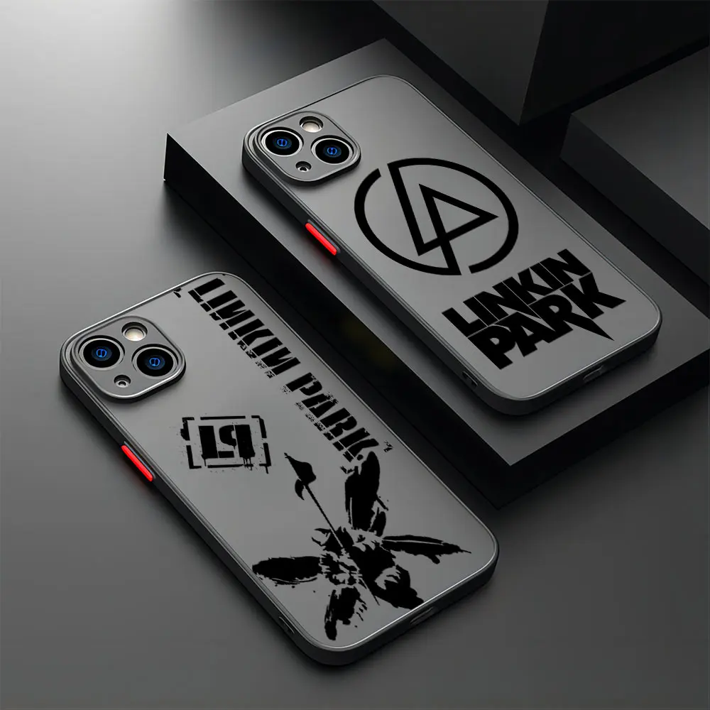 Band L-Linkin P-Park Cool Phone Case For Xiaomi Redmi Note 13 12 11 10 10C 10X 9A 9T 9C 8 7 Pro Plus 5G Matte Transparent Cover