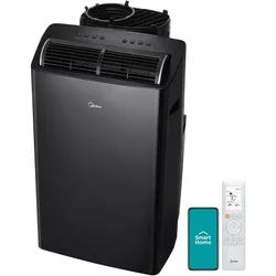 Duo 14,000 BTU (12,000 BTU SACC) High Efficiency Inverter Ultra Quiet Portable Air Conditioner,with Heat up to 550 Sq