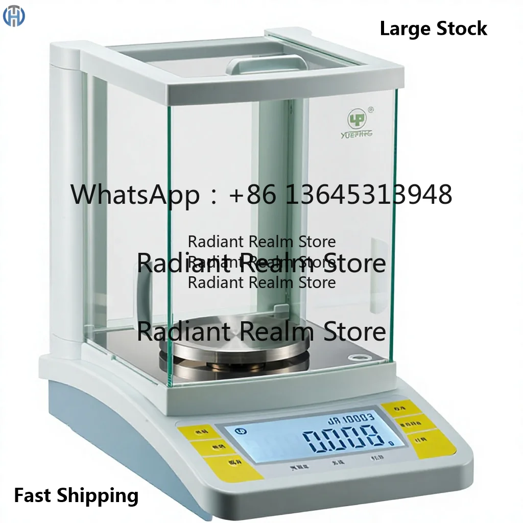 1mg Analytical Precision Balance JA-B Series Lab Weighing Equipment Five-side Glass Windshield LCD Touch Screen OEM Customizable