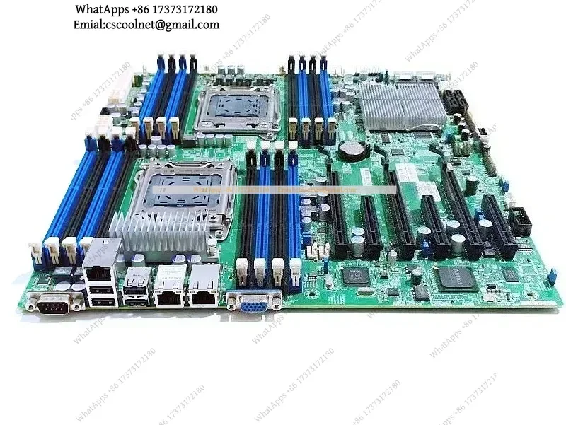 Server Motherboard X9DR3-F EATX Dual Socket LGA 2011 For Supermicro C606 DDR3 ECC RAM Replacement Parts Accessories Upgrade