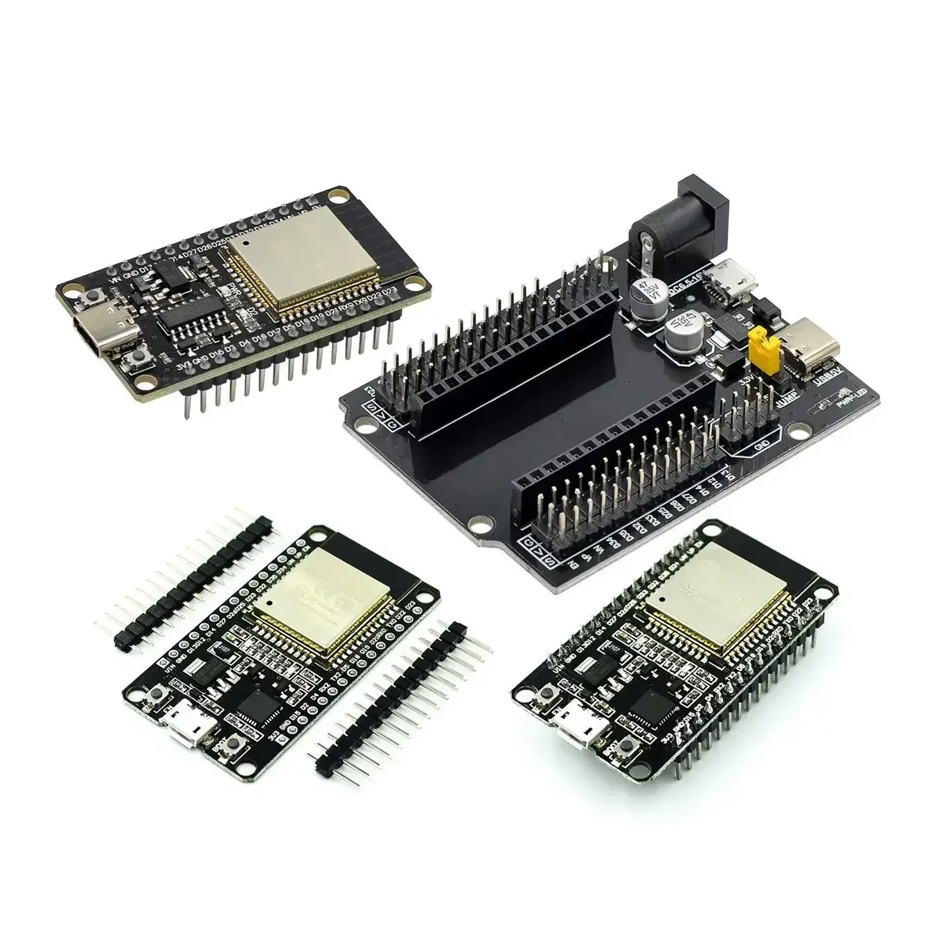 ESP32 Development Board TYPE-C MICRO USB CH340C WiFi+Bluetooth Ultra-Low Power Consumption Dual Core ESP32-DevKitC-32 ESP-WROOM