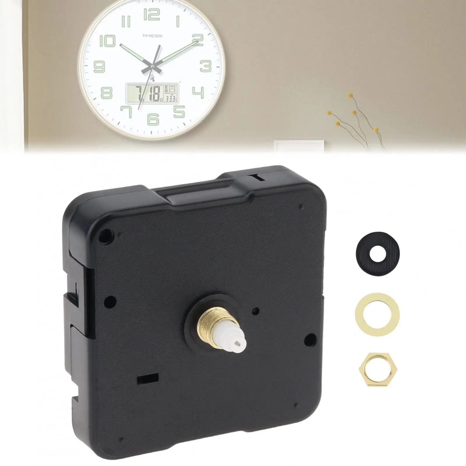 5 mm Thread / 12 mm Shaft Quartz Clock Step Jumping Seconds Clock Movement Battery Operated Clock Movement Replacement