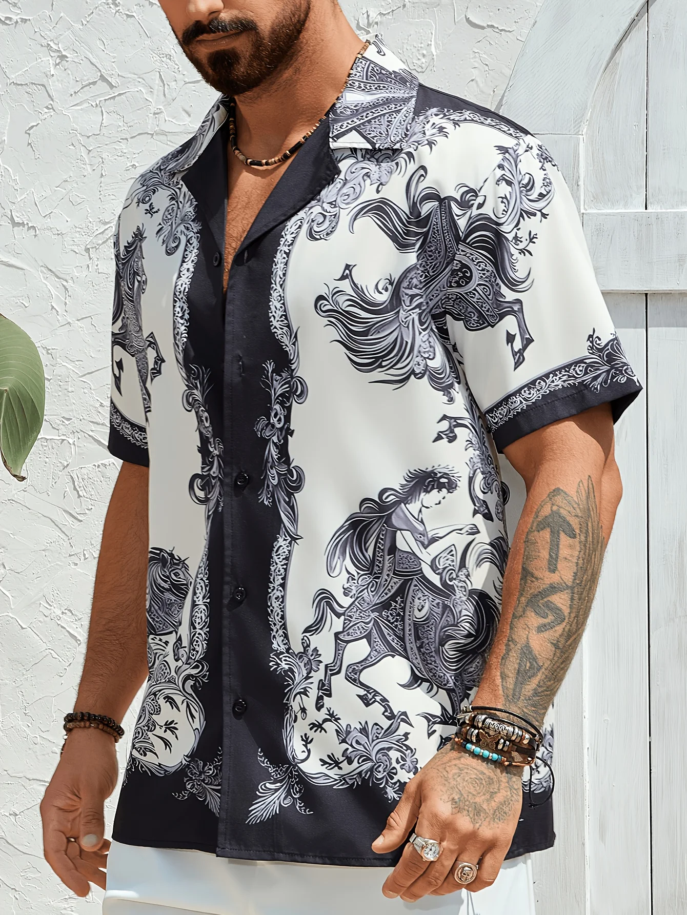 2026 Summer Men's Shirt - 3D Printed Design Breathable Lightweight Stylish Casual Outdoor Streetwear