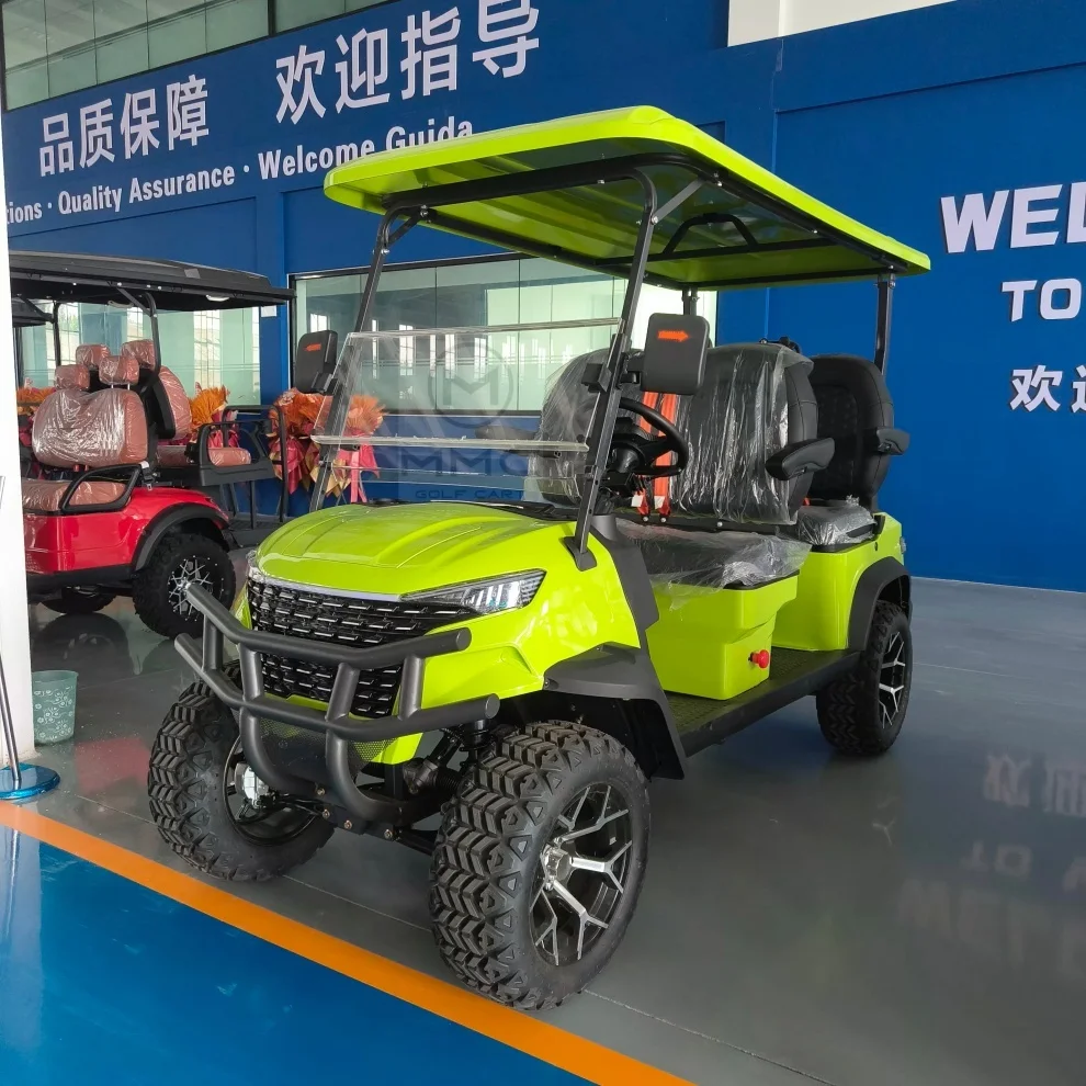 2026 Newly Launched 2-Seater Electric Golf Cart 5KW 72v 60v Lithium Battery 4x4 Golf Cart with Rear Storage Compartment