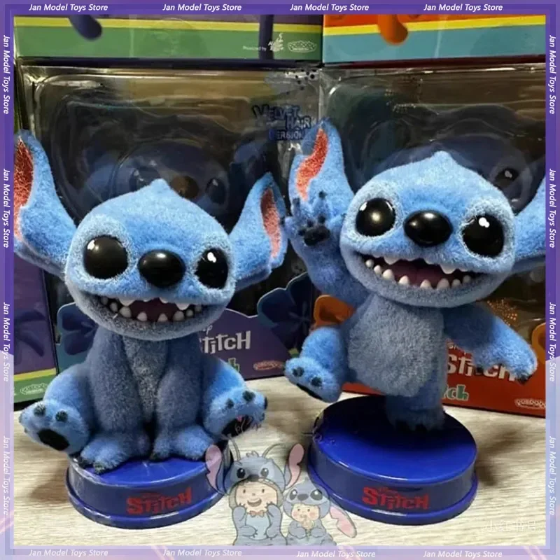

12CM New Hot Toys Stitch Figure Movie Vinyl Toy Cosbaby Lilo Stitch Figurine Anime Collectible Room Ornament Decor Birthday Gift