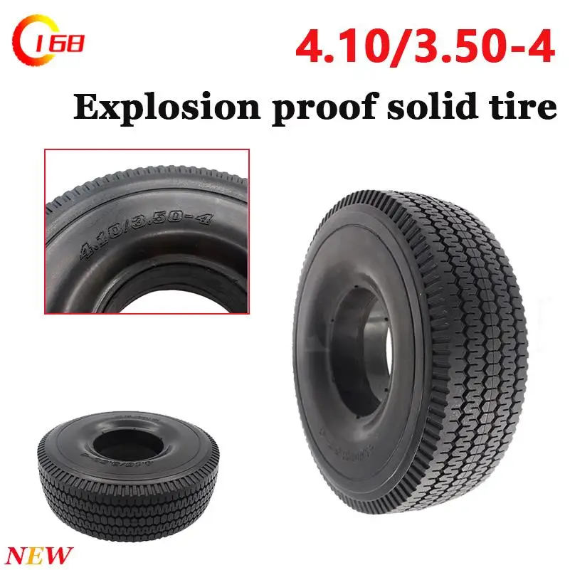 4.10/3.50-4 electric scooter solid tires 4.10-4 3.50-4 non pneumatic explosion-proof tyres for 3 wheeled scooter