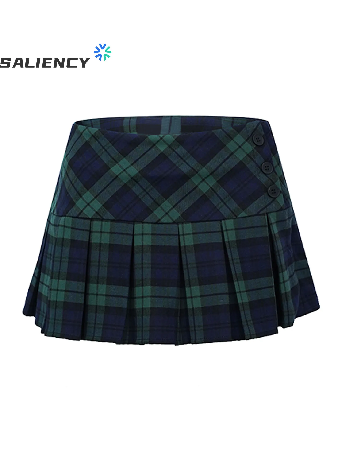 SALIENCY Women Summer Preppy Style Ultrashort Jk Skirts Harajuku Japanese Style Schoolgirl Sexy Pleated Plaid Skirts