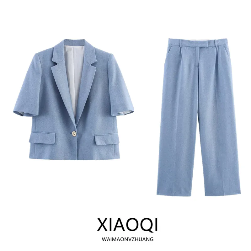 

Женский костюм Faion ort Sve Jaet с подушечками свободного кроя, новинка осени 2025, комплект из двух предметов, студенческая orm, спецодежда