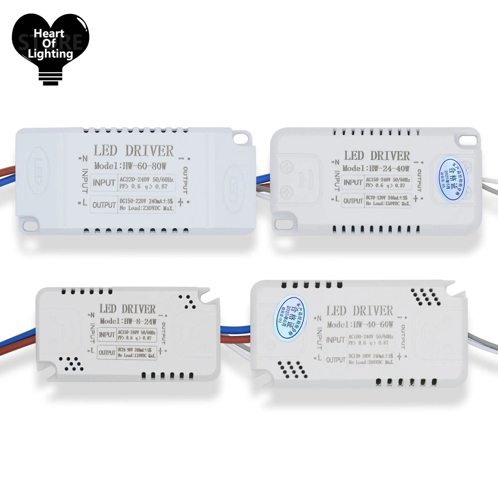 

LED Driver Adapter LED Lighting AC220V Non-Isolating Transformer For LED Ceiling Light Replacement 8-24W 24-40W 40-60W 60-80W