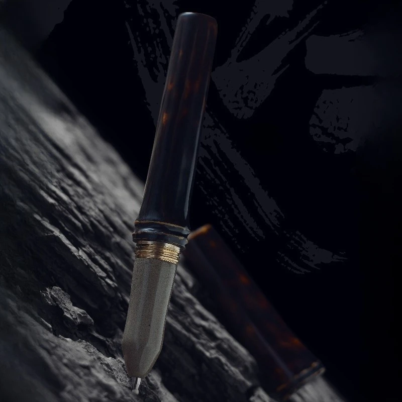 WRITE BEAST Bamboo and Wood Lacquer Fountain Pen Luxury Imported From Japan Lacquer Ballpoint Pen Geman Bock Nib Stationery Gift