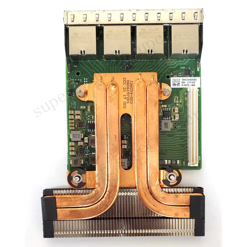 

S+ New For Dell Intel X550-T4 10GB RJ-45 4-Port Network Daughter Card 64PJ8