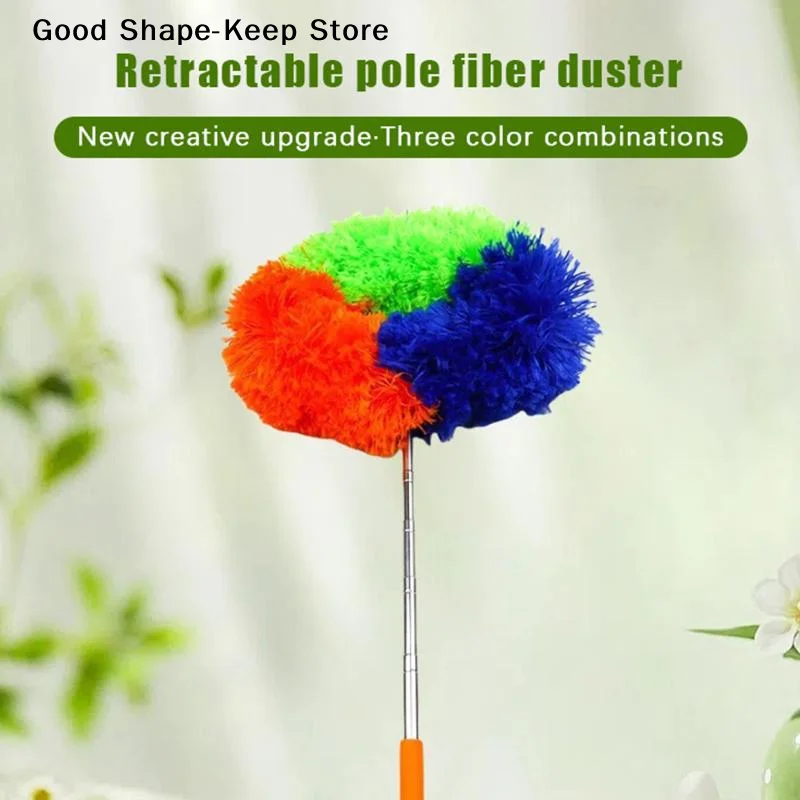Ceiling Fan Cleaner Duster with Flexible Handle Microfiber Brush for Effective Dust Removal from Home and Office Ceiling Blades
