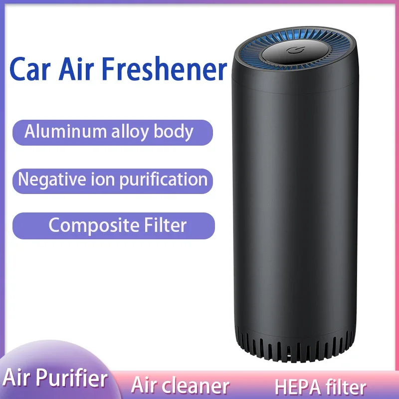 Xiaomi Youpin Car Air Purifier HEPA Filter Remove Smoke Odor Formaldehyde Negative Ion Generator Protable Car Air Cleaner New