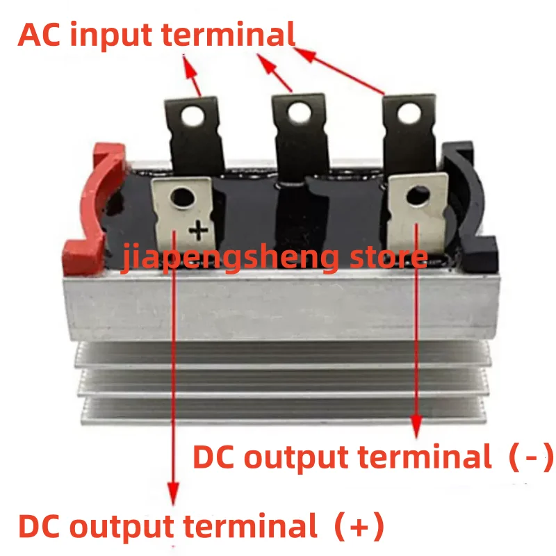 1PCS, new three-phase rectifier bridge module SQL10A/20A/35A/50A/60A/1000V generator SCR bridge stack