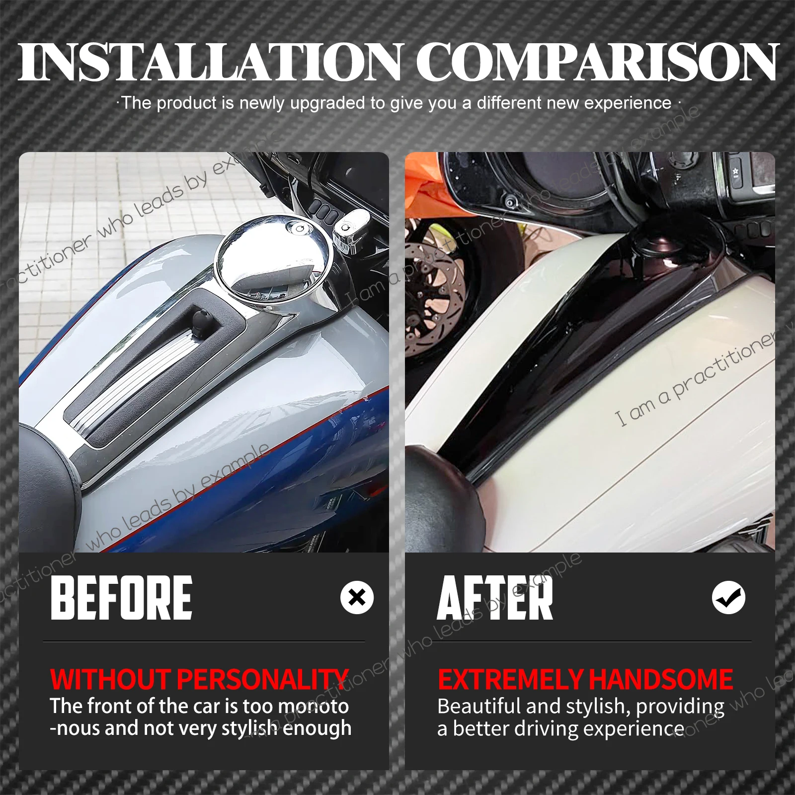 Motorcycle Dash Fuel Console Gas Cap Fule Tank Cover For Harley Touring Electra Street Glide Road Glide FLHTK Ultra 2008-2023
