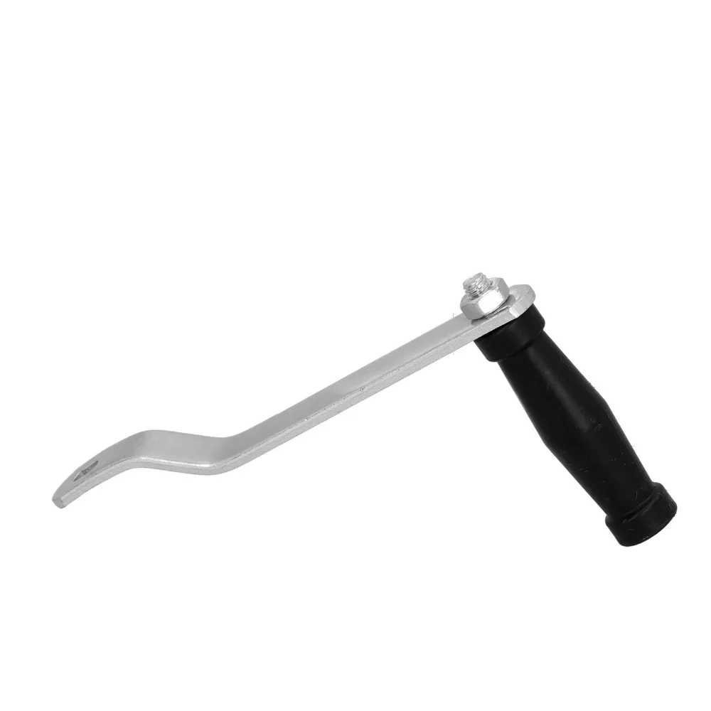 

Обновленная часть, металлическая ручка лебедки, универсальная серебряная ручка лебедки для лодки, ручка лебедки прицепа, аксессуары для автофургонов