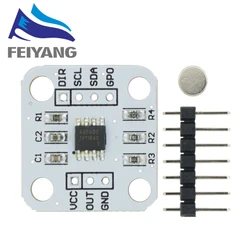 AS5600 magnetic encoder magnetic induction angle measurement sensor module 12bit high precision