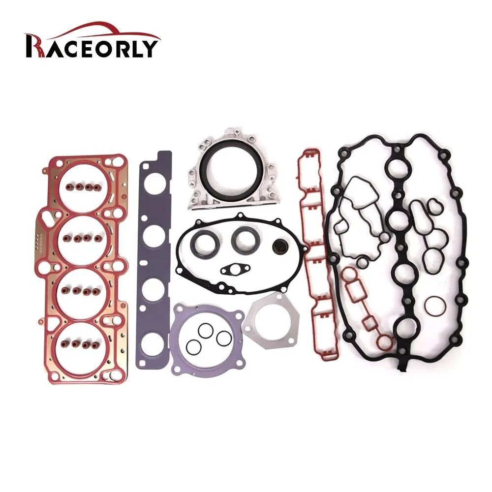 RACEORLY Engine Rebuild Piston Valve Kit For VW GTI MK5 Audi A4 C6 2.0 BPY BWA
