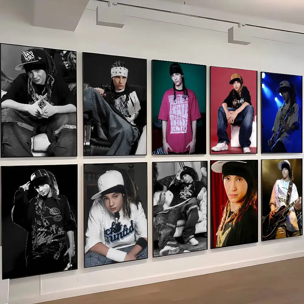 T-Tom Kaulitz Wall Art Print Poster Japanese Art Exhibition Decorative Painting Modern Home Decor Gift Unframed