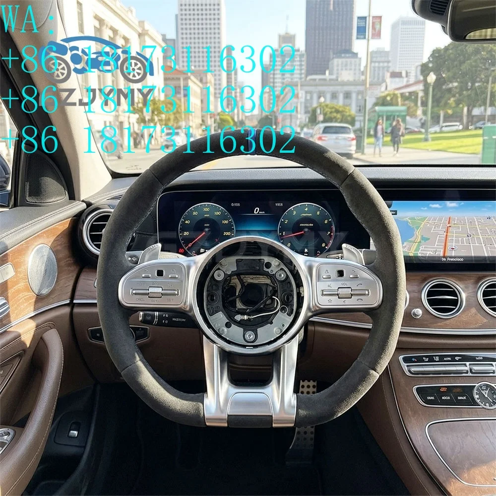 Factory Discounts Leather Steering Wheel for  C-Class E-Class W218 W219 W217 W257 W211 W213 W167 W176 W201 W220 C63 C43 CLS550