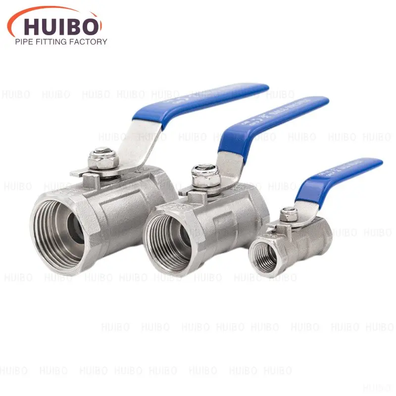 

1pc Small Flow Ball Valve Female Threaded BSP 1/4" 3/8" 1/2" 3/4" 1" 1-1/4" 1-1/2" Stainless Steel BallValve SS304