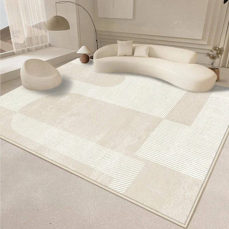 

Ковер в стиле минимализм, украшение для гостиной, пушистые мягкие коврики для спальни, абстрактный большой плюшевый ковер, домашний утолщенный напольный коврик