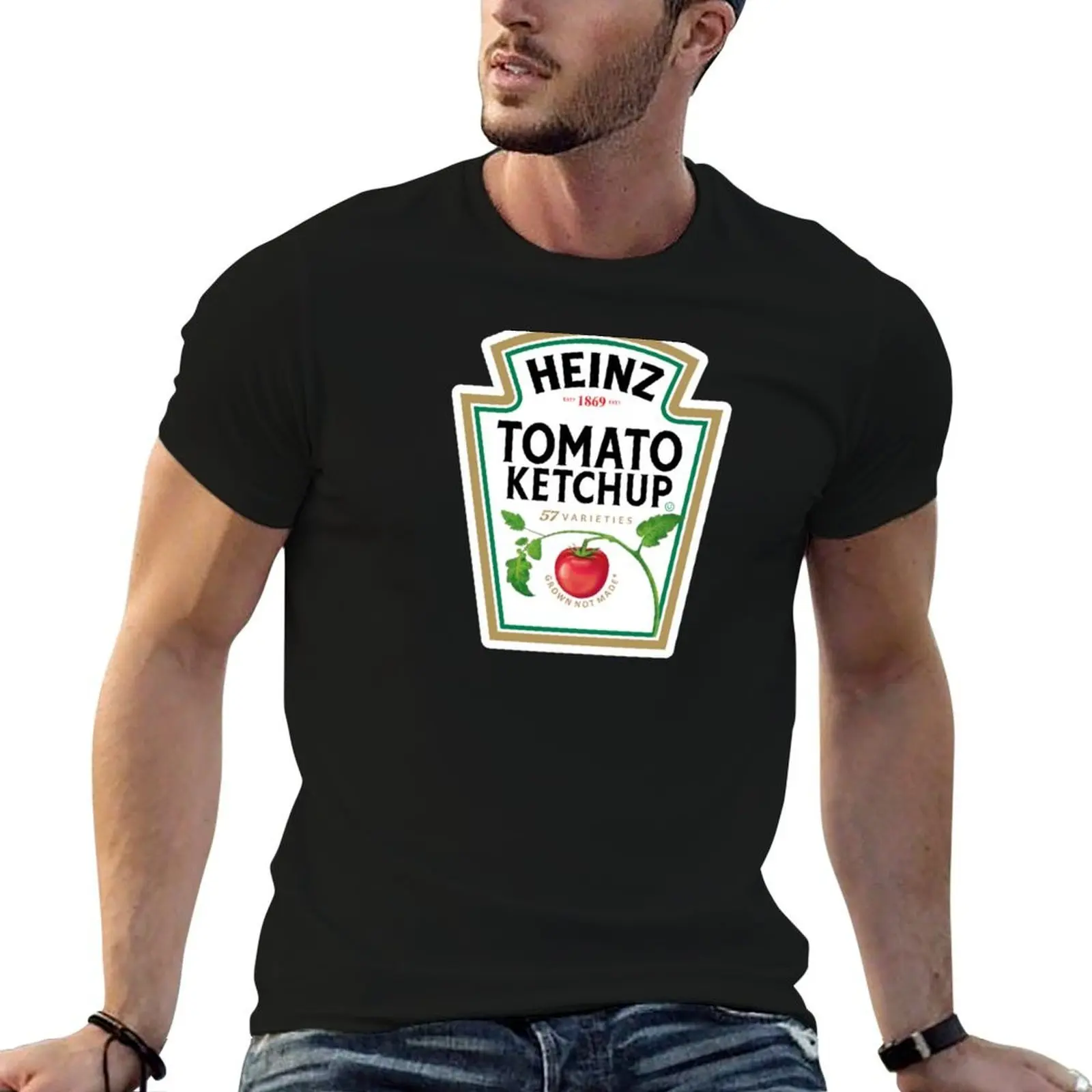 

HEINZS KETCHUP T-Shirt man t shirt summer t shirt man luxury T-Shirt