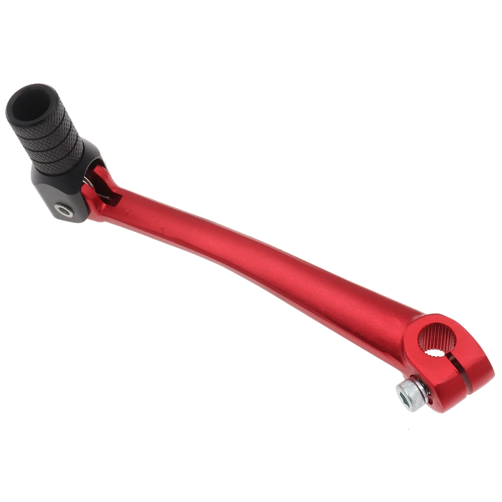 Black+Red Folding Aluminum Gear Shift Lever for 50cc-250cc Motorcycle Pit Dirt Bike ATV Quad Buggy image 5