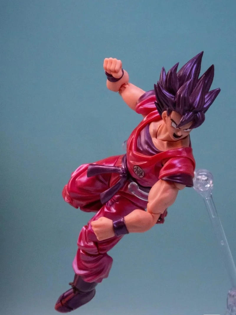 100% Original In Stock Bandai Dragon Ball Z S.H.Figuarts Son Goku Kaio Ken Shf Son Goku 2.0 Action Figure Model Toy Box Gifts