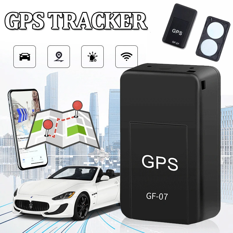 GF-07 GPS 마그네틱 자동차 로케이터, SOS 추적 장치, 자동차 사람, 반려동물 미니 실시간 추적, 분실 방지 GPS 로케이터 