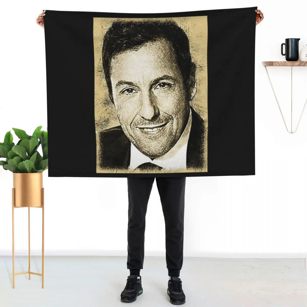 

Adam Sandler T-ShirtAdam Sandler Throw Blanket Soft Comfort Blanket for Reading Watching TV