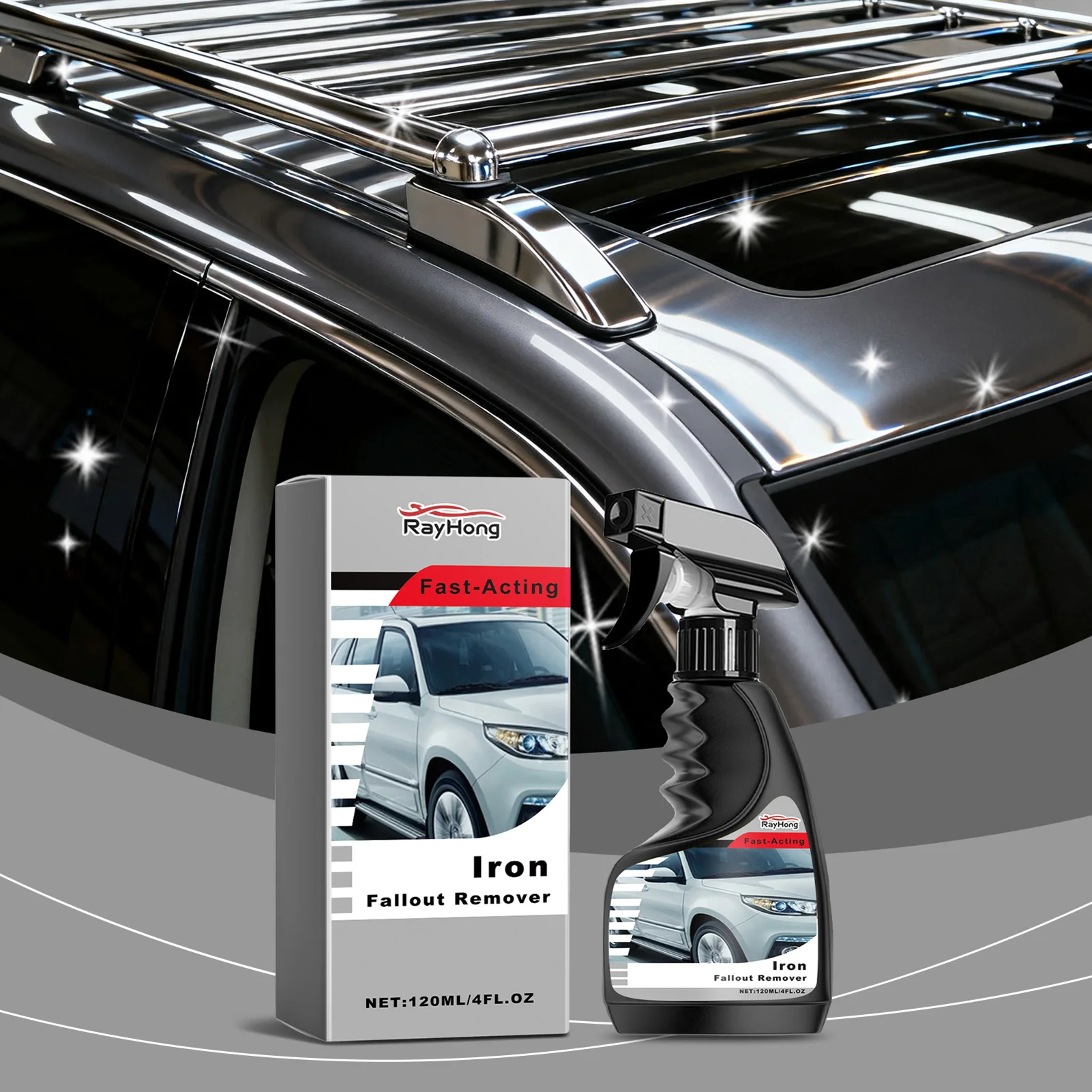 Multi-Purpose Car Metal Detailing Solution Deep Cleans Grime From All Auto Metal Surfaces. For Engine Bay Maintenance